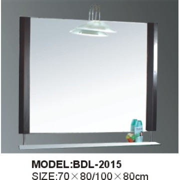 Miroir de salle de bains en verre argenté d&#39;épaisseur de 5mm (BDL-2015)